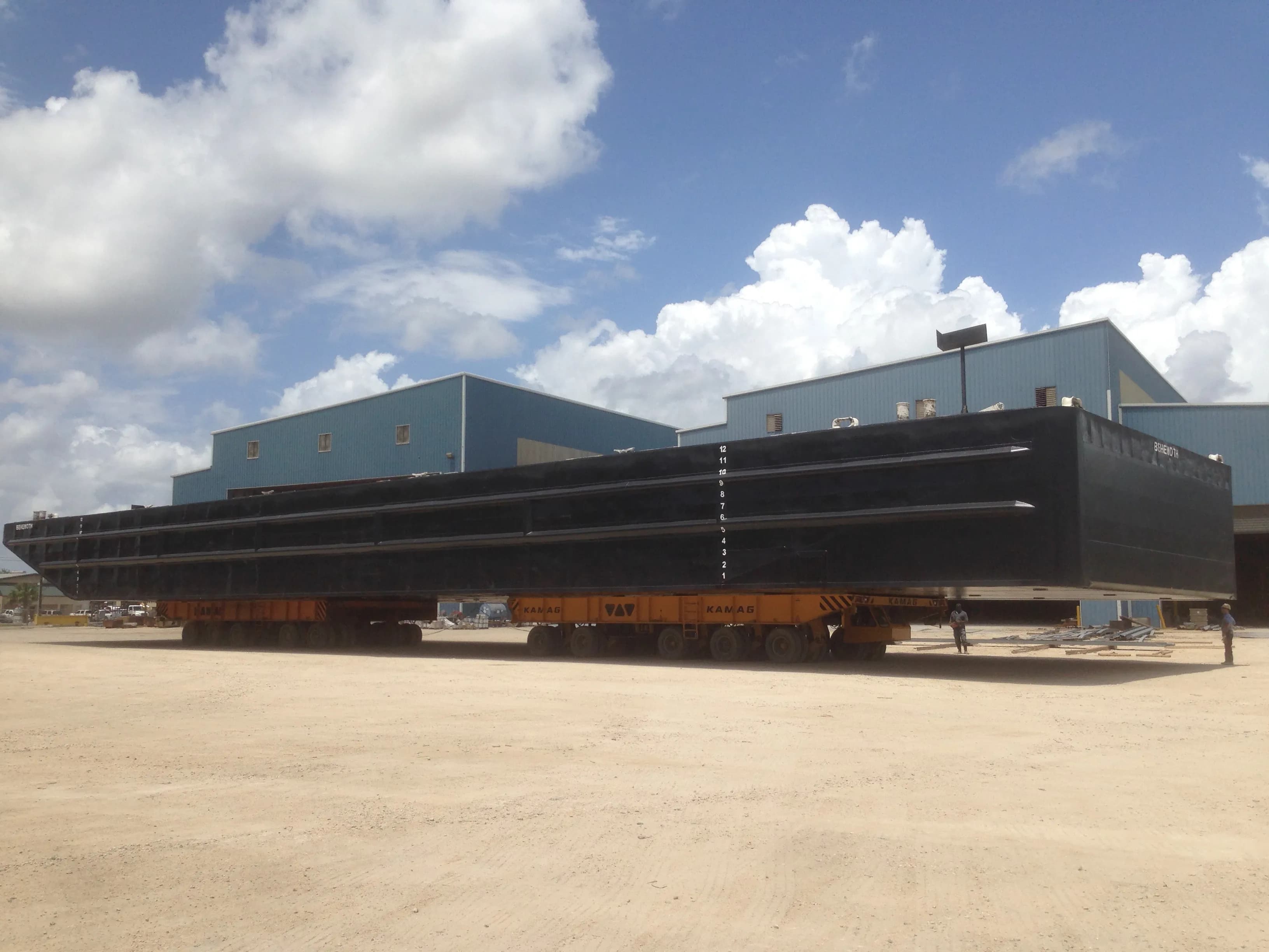 KAMAG hydraulic transporters at C&C Marine