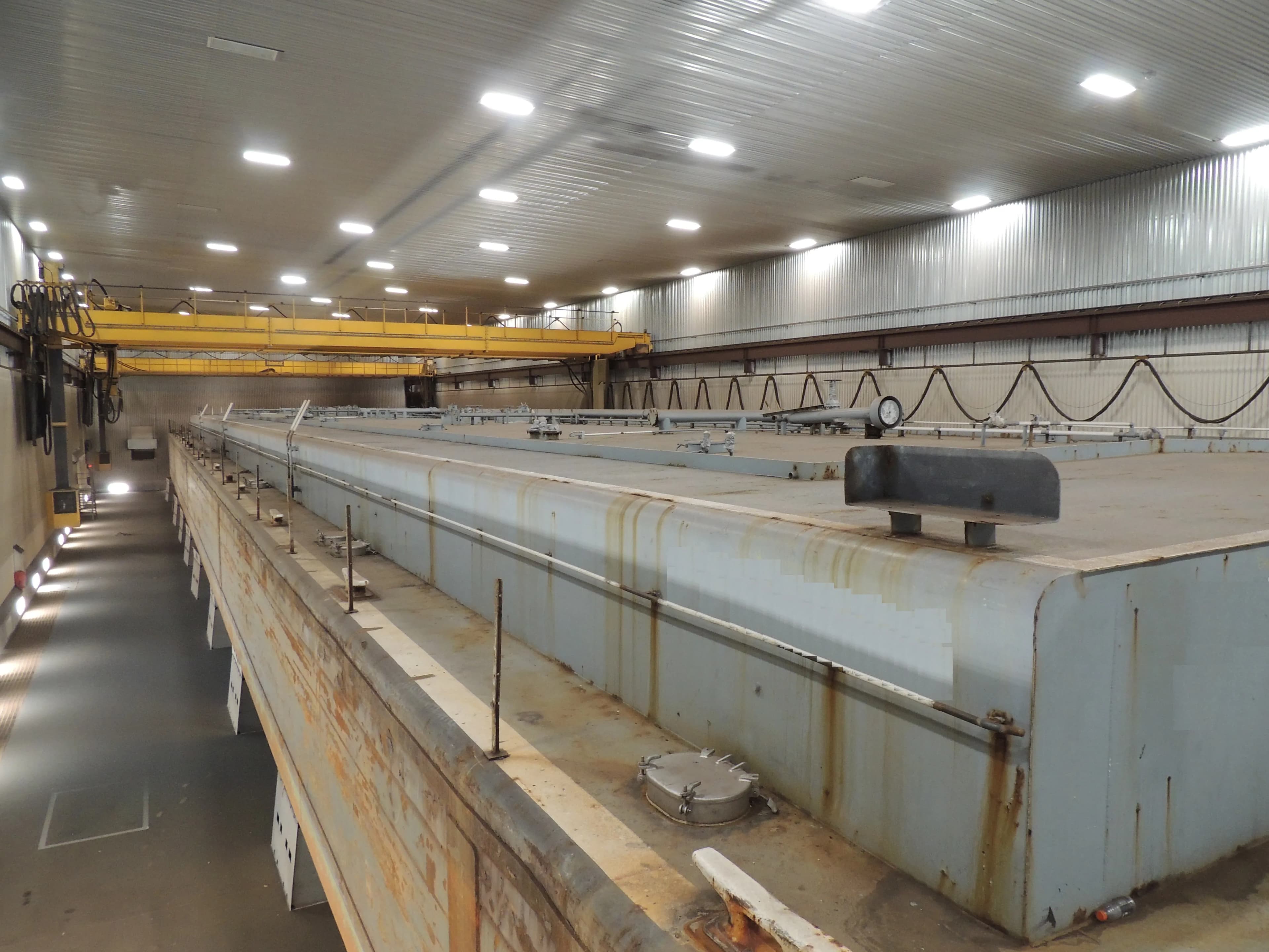 C&C Marine blast and paint facility interior